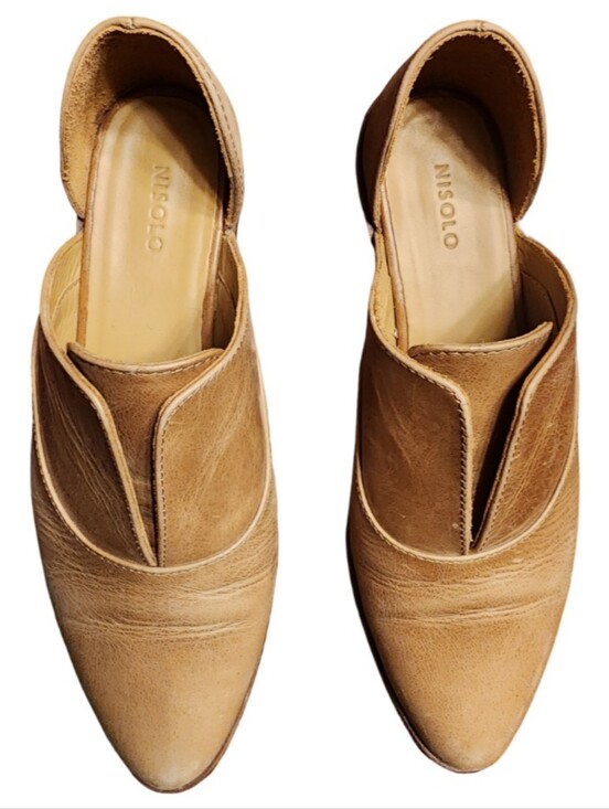 Nisolo Shoes - NISOLO Emma d'Orsay Oxford 2.0 - Almond Leather - Women's Size 7.5